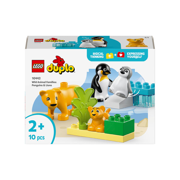 Wild Animal Families: Penguins & Lions