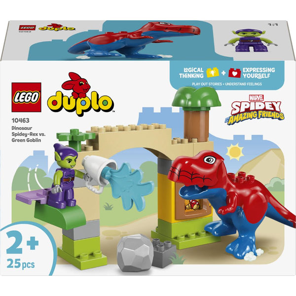 Dinosaur Spidey-Rex vs Green Goblin