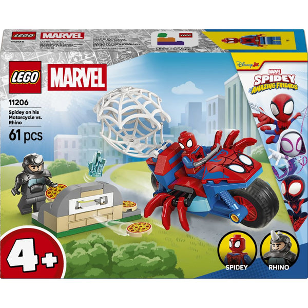 Spidey On His Motorcycle vs Rhino