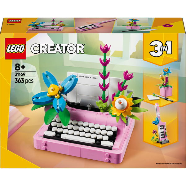 Typewriter With Flowers
