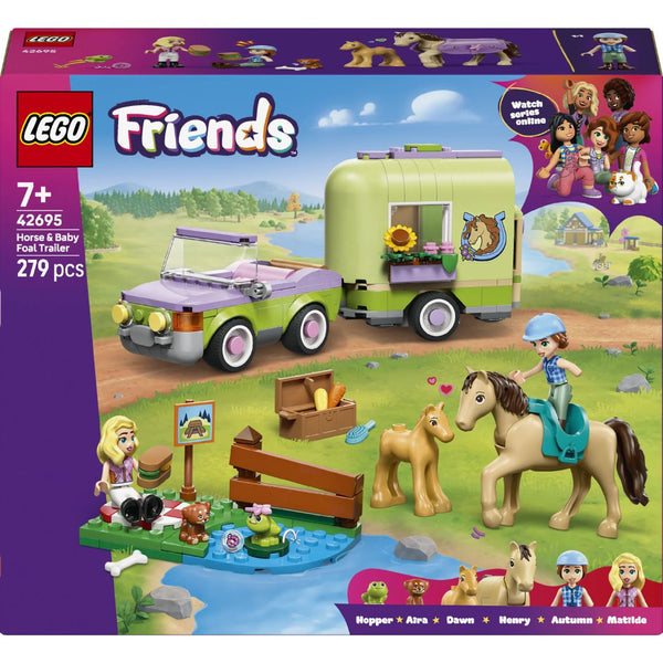 Horse & Baby Foal Trailer