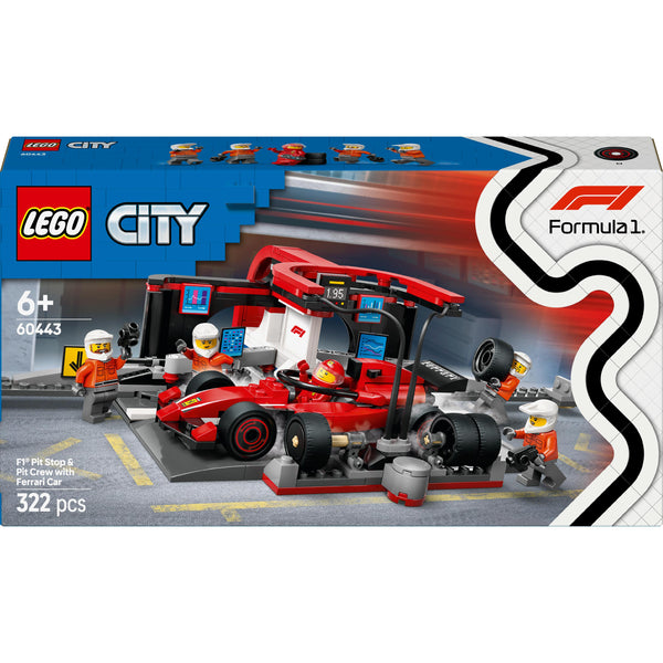 F1® Pit Stop & Pit Crew With Ferrari Car