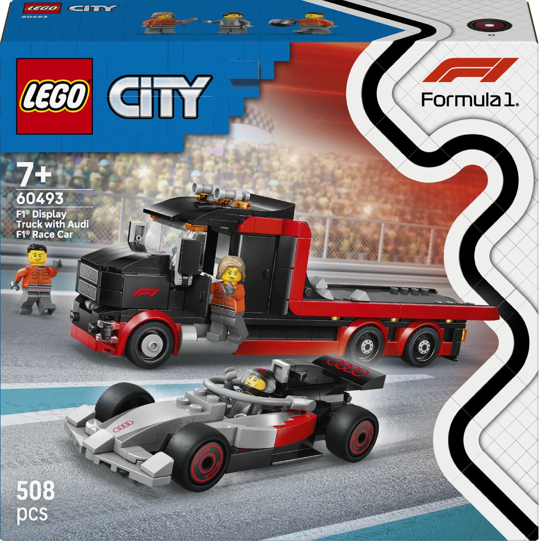 F1® Display Truck with F1® Race Car