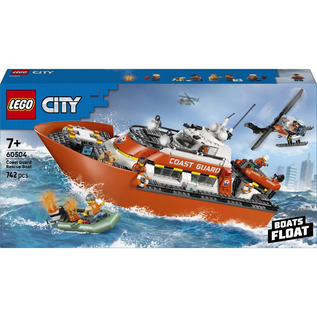 Coast Guard Rescue Boat & Helicopter