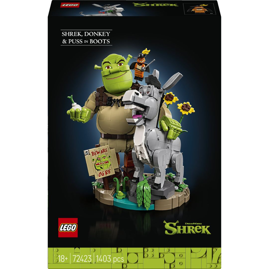Shrek, Donkey & Puss in Boots
