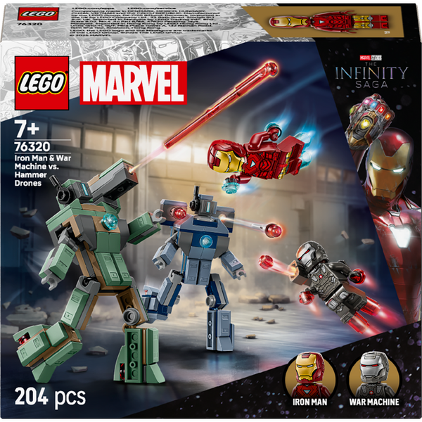 Iron Man & War Machine vs. Hammer Drones