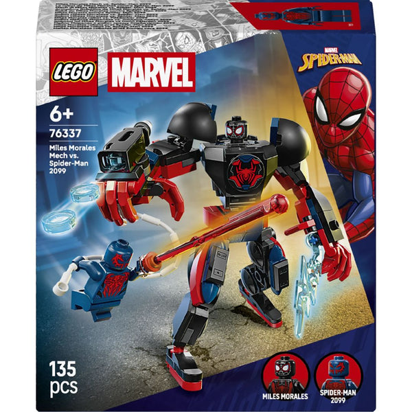 Miles Morales Mech vs Spider-Man 2099