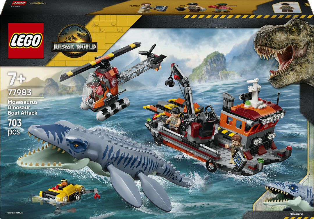 Mosasaurus Dinosaur Boat Attack