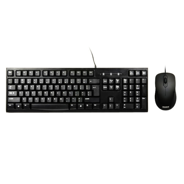 Port Design COMBO Wired Mouse + Keyboard - Black — image 1
