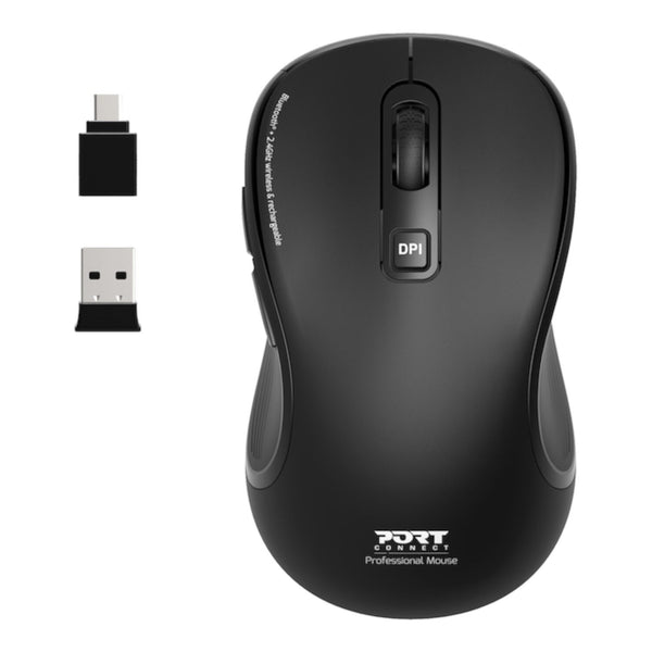 Port Connect Essential Bluetooth Wireless Rechargeable Mouse — image 1