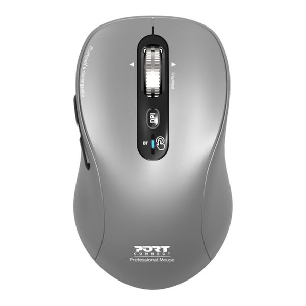 Port Connect Wireless Bluetooth Expert and Mac Mouse - Grey — image 1
