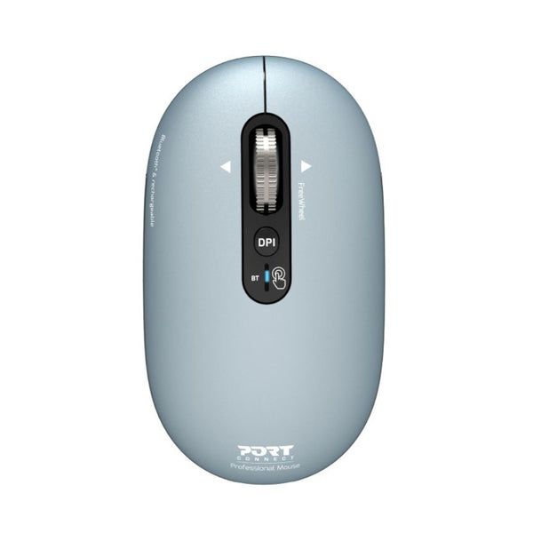 Port Connect PURE MAC Rechargeable Wireless and Bluetooth Mouse - Storm — image 1