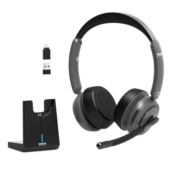 Port Connect ON’R 700 Bluetooth Wireless Headset with Noise Cancellation — image 1