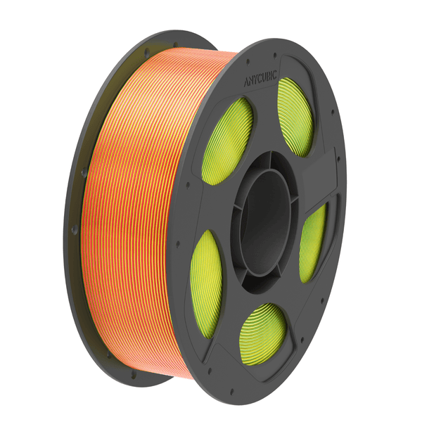 Anycubic PLA Silk Tri-Color Filament – Red Yellow Green — image 1