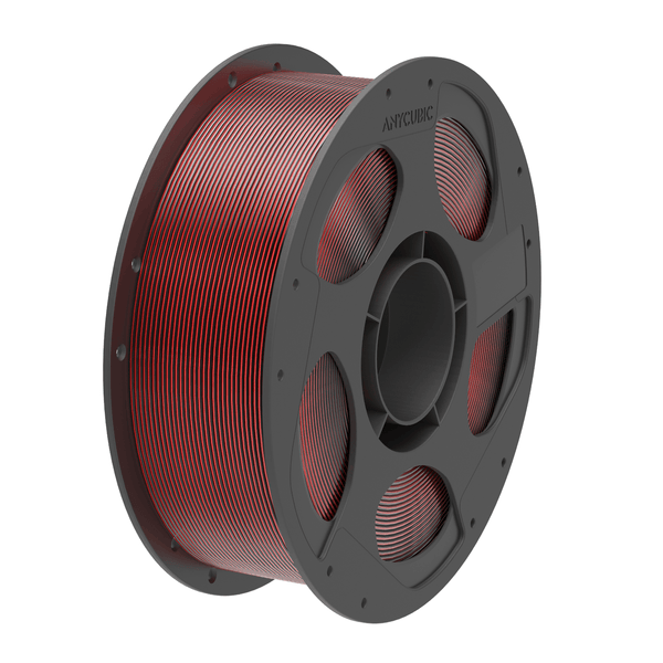 Anycubic PLA Silk Dual Filament 1kg – Black/Red — image 1