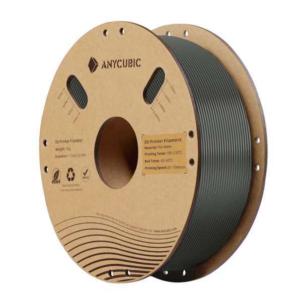 Anycubic PLA Matte Filament 1kg - Black — image 1