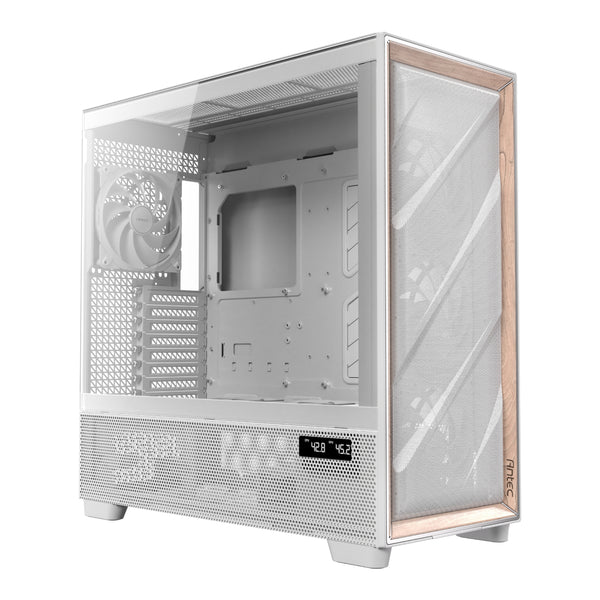 Antec FLUX PRO E-ATX Full Tower Gaming Chassis – White — image 1