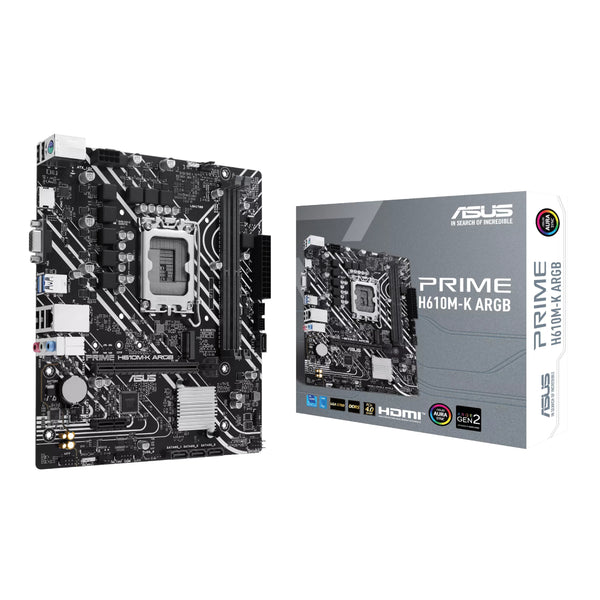 Asus PRIME H610M-K ARGB Intel LGA1700 M-ATX Motherboard — image 1