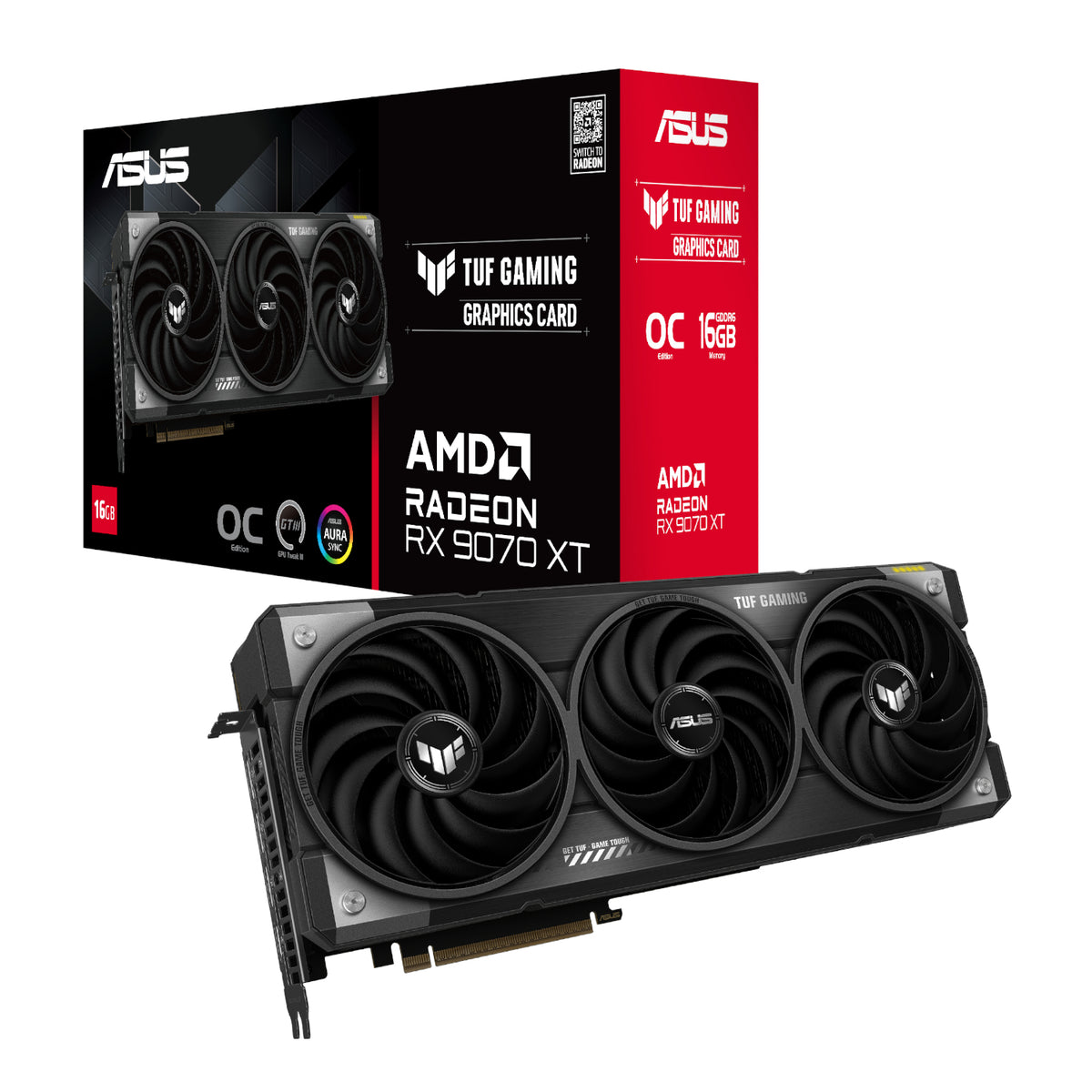 Asus TUF Gaming Radeon RX 9070 XT OC Edition 16GB GDDR6 Graphics Card — image 1
