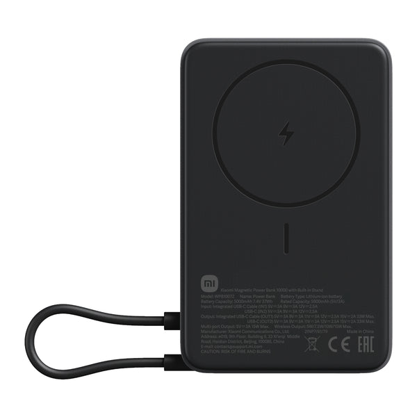 Xiaomi Magnetic Power Bank 10000mAh with Built-in Stand - Dark Grey — image 1