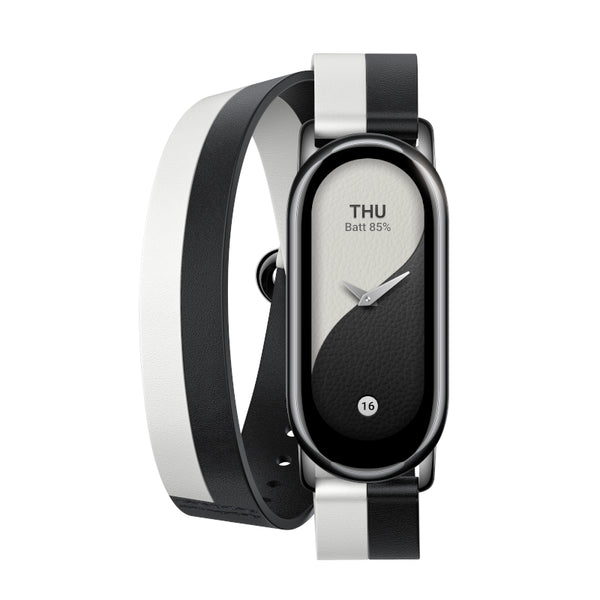 Xiaomi Smart Band 8 Double Wrap Strap - Black and white — image 1