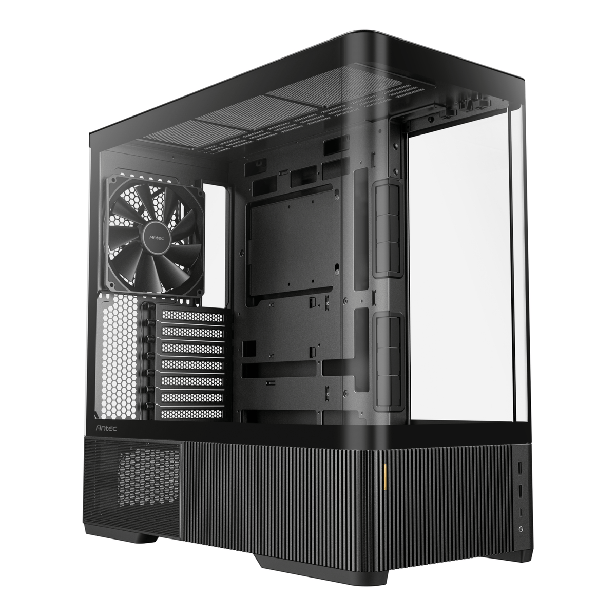 Antec C6 CURVED AIR ATX | Micro-ATX | ITX Mid-Tower Gaming Chassis - Black — image 1
