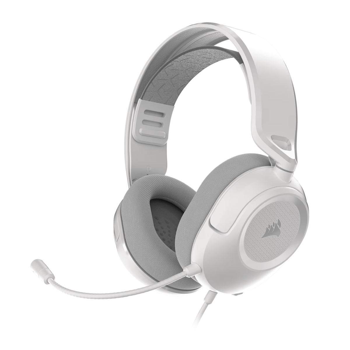 Corsair HS35 v3 Wired Gaming Headset - White — image 1