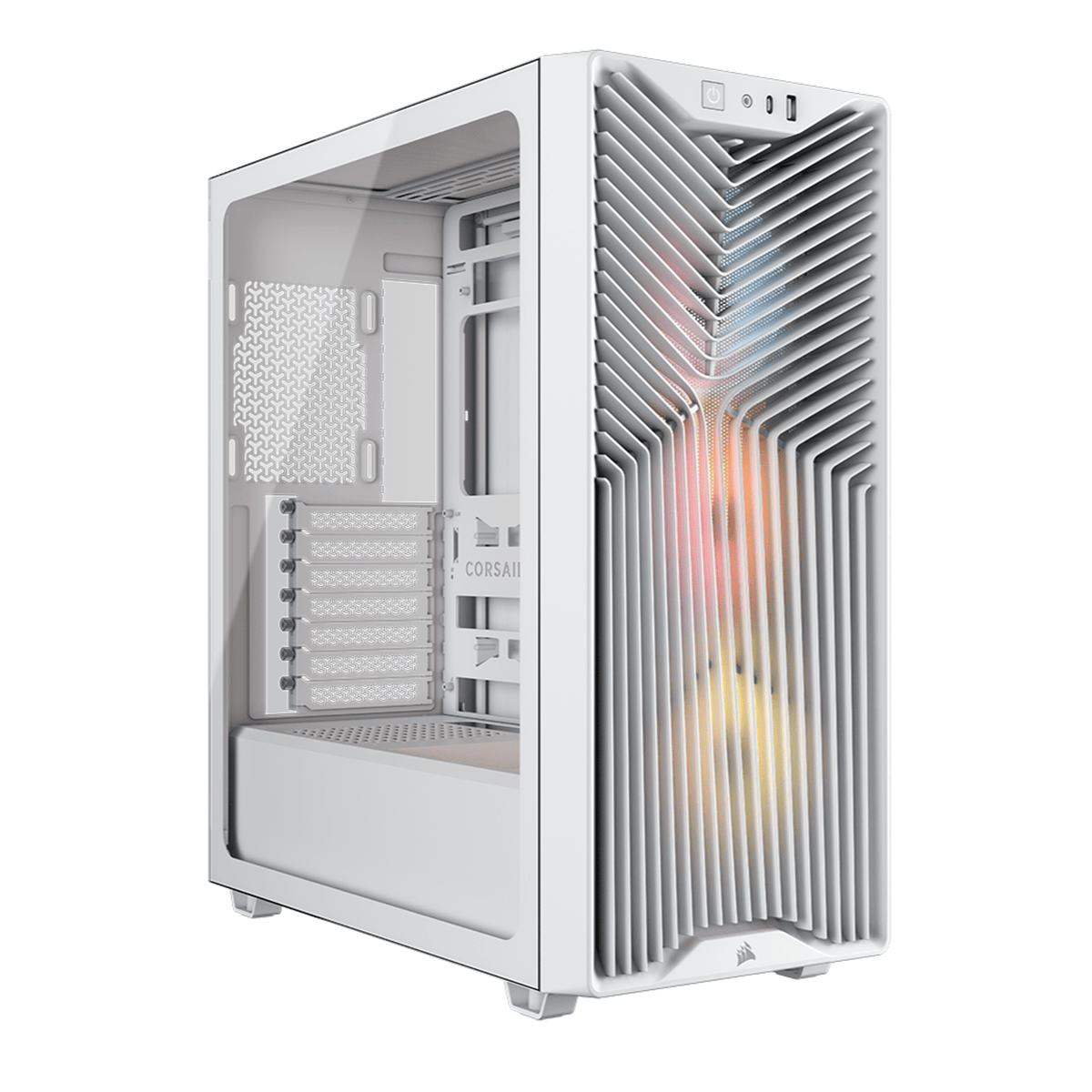 Corsair 3200D RS ARGB Mid-Tower PC Case – White — image 1