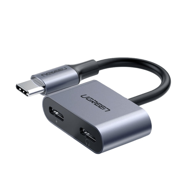 UGREEN USB Type-C Dual Audio and Charging Adapter (15W PD, 2-in-1 Splitter) — image 1