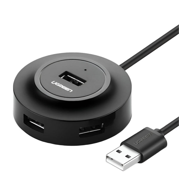 UGREEN 4-IN 1 USB 2.0 Hub (20777) - Black — image 1