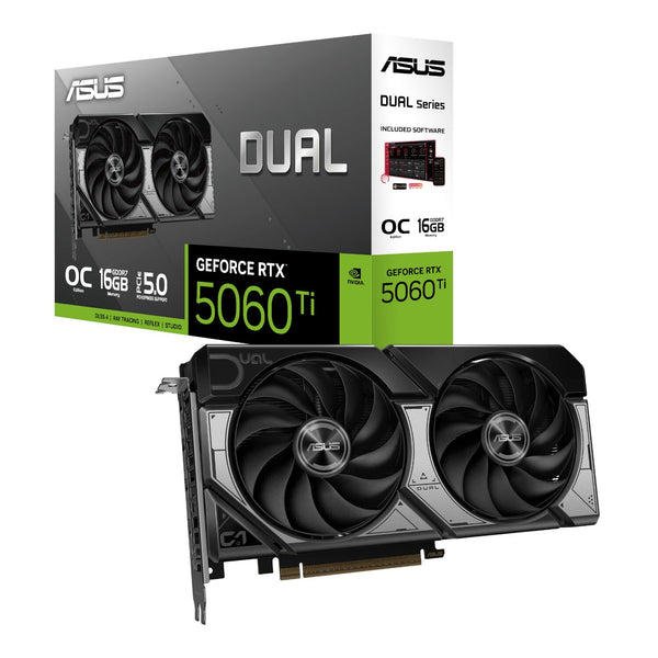 ASUS Dual GeForce RTX 5060 Ti OC Edition 16GB GDDR7 Graphics Card — image 1
