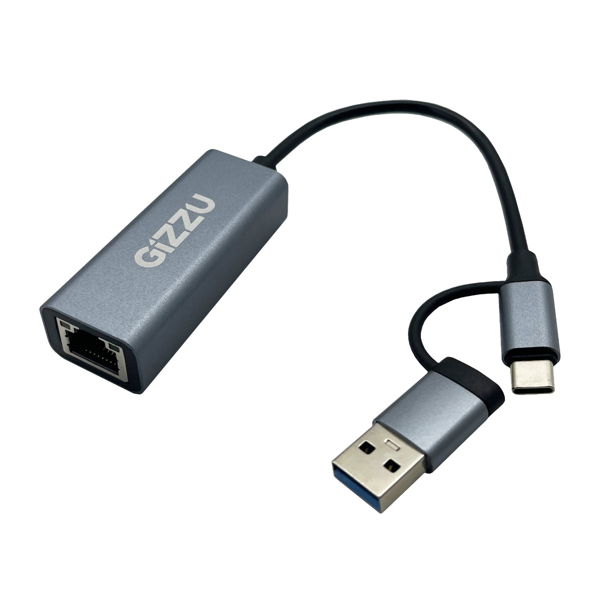 Gizzu High Speed Type-C/A to Gigabit Adapter Poly — image 1