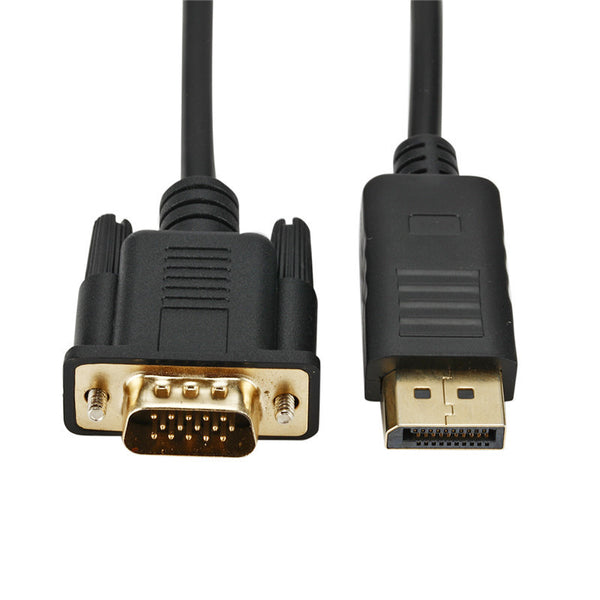 Gizzu 1080P DisplayPort to VGA Cable 1.8m Poly — image 1