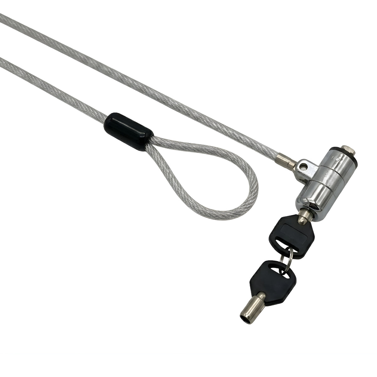 GIZZU 1.8m T-Bar Laptop Cable Lock Master Key Compatible — image 1