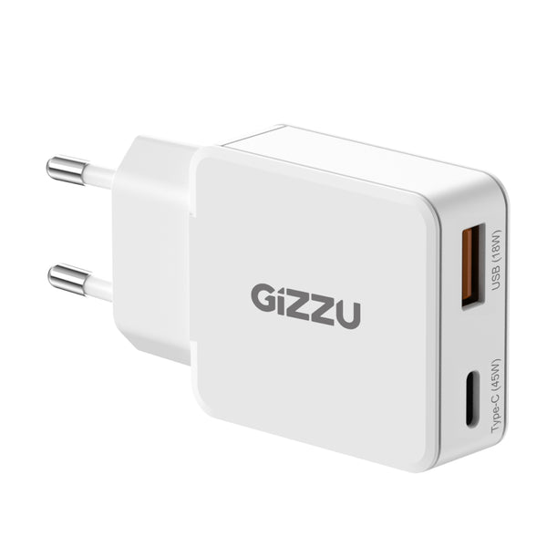 Gizzu 2-Port 45W GaN Wall Charger — image 1