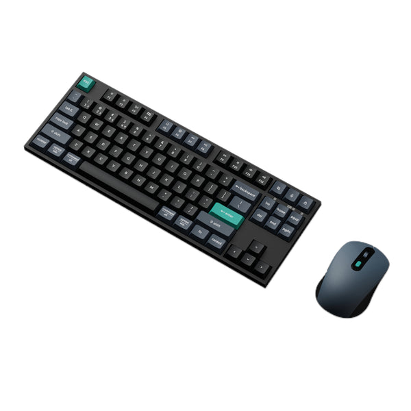 Keychron B33 80% TKL Wireless Keyboard and Mouse Combo – Black/Green — image 1