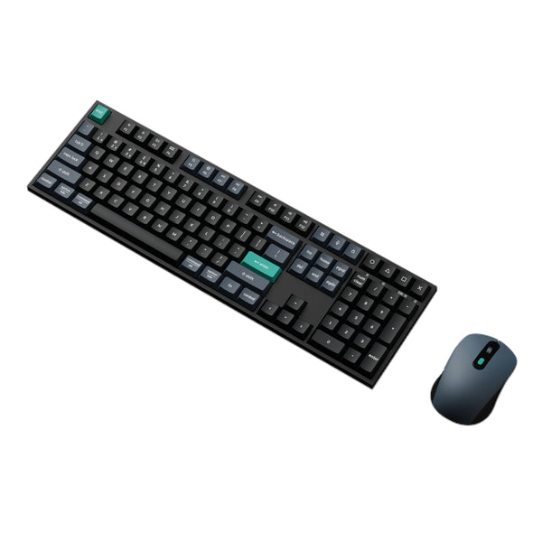 Keychron B36 100% Layout Wireless Keyboard and Mouse Combo – Black/Green — image 1