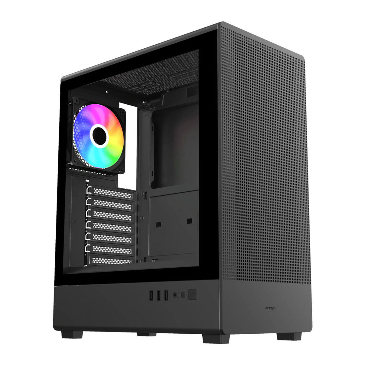FSP M221-BA ATX Mid Tower Gaming Chassis - Black — image 1