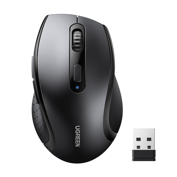 UGREEN M511 Ergonomic 2.4GHz Wireless Mouse - Black — image 1