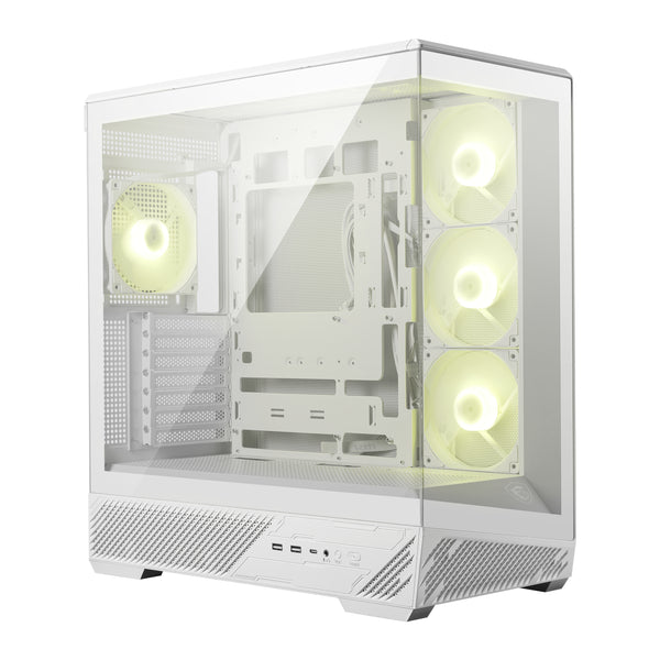 MSI MAG PANO 130R PZ ATX Gaming Chassis - White — image 1