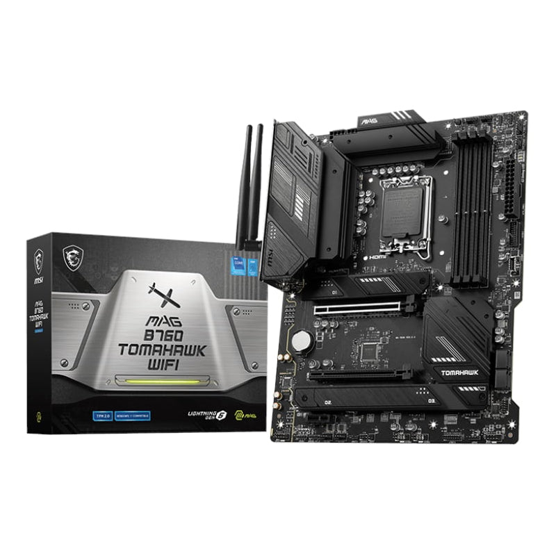 MSI MAG B760 TOMAHAWK WIFI DDR5 Intel LGA1700 ATX Gaming Motherboard — image 1