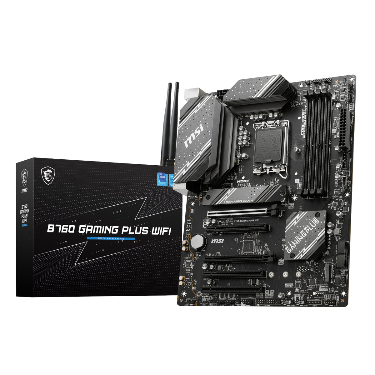 MSI B760 GAMING PLUS WIFI DDR5 LGA1700 ATX Motherboard — image 1