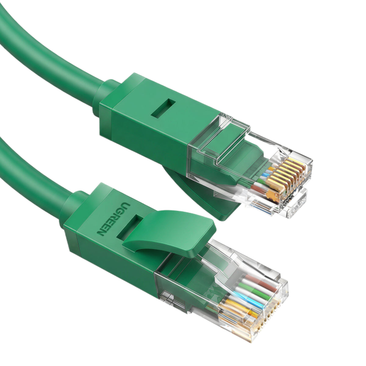 UGREEN RJ45 CAT6 0.5m LAN Network Cable - (1Gbps, 250MHz) – Green — image 1