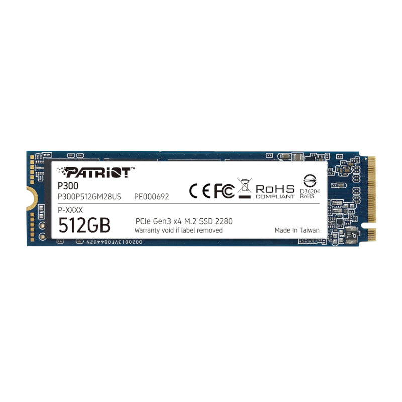Patriot P300 512GB M.2 PCIe NVMe SSD — image 1