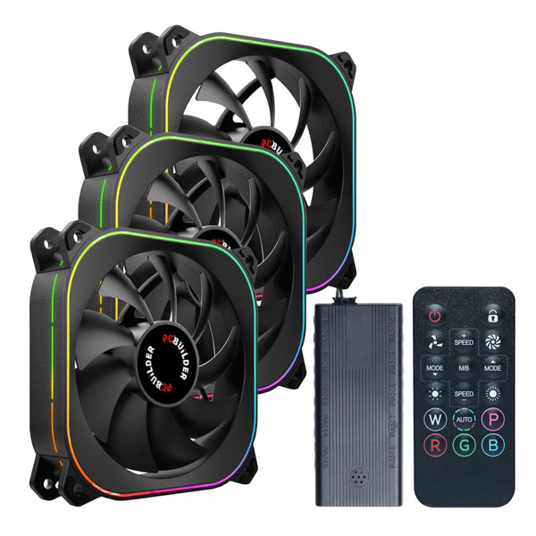 PCBuilder TORNADO CHILL ARGB 120mm Fan Kit — image 1