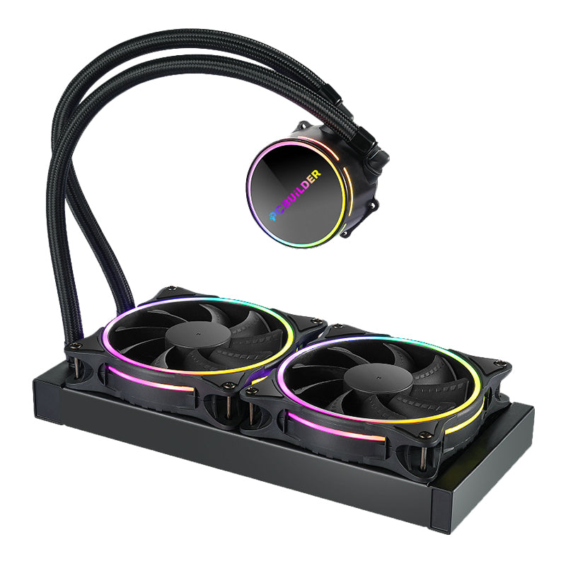 PCBuilder Hydro Chill 240MM AIO Liquid CPU Cooler ARGB — image 1