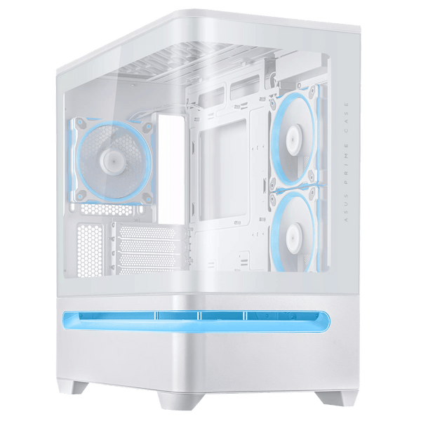 ASUS Prime AP202 ARGB mATX White Chassis — image 1