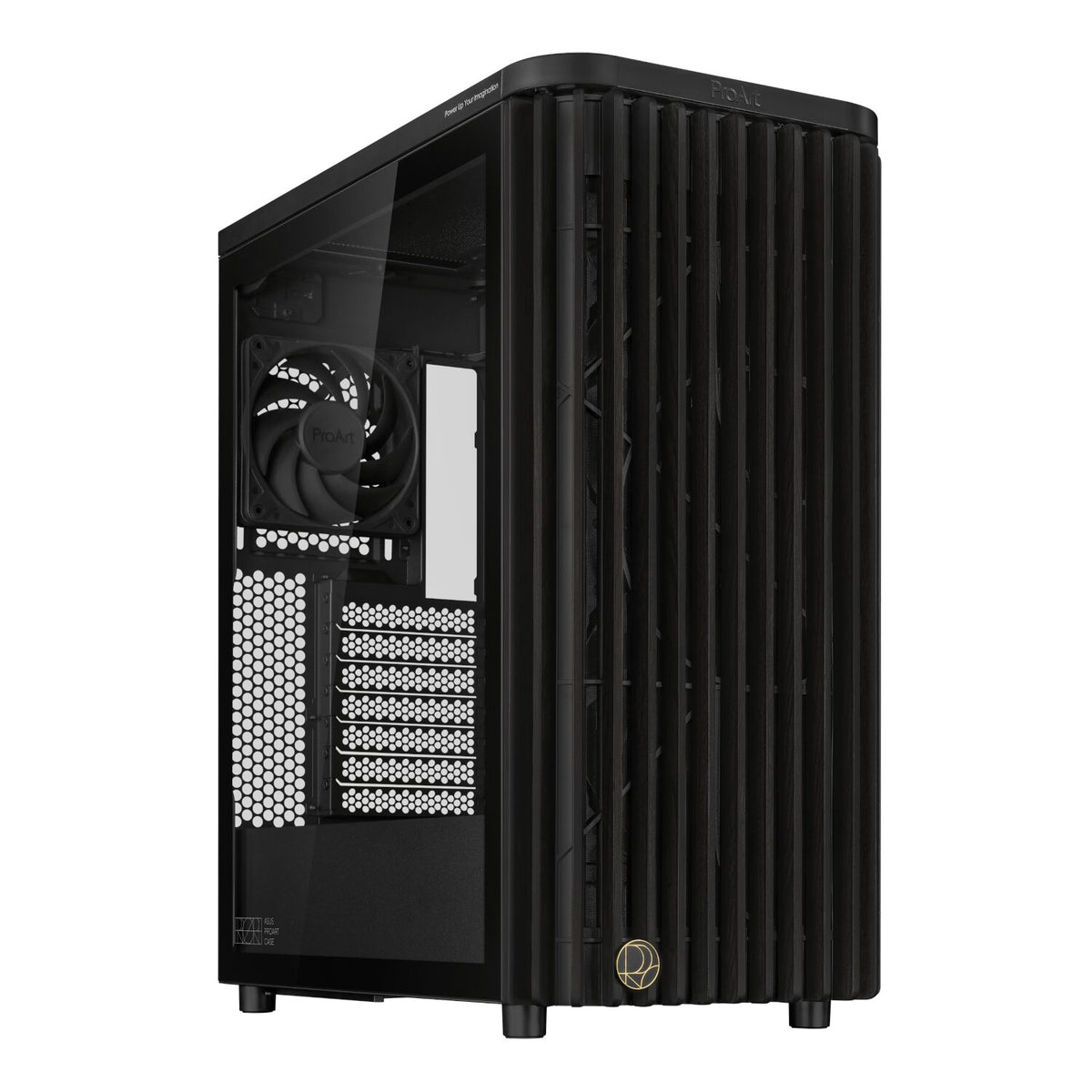 ASUS ProArt PA401 Wood Edition ATX Chassis - Black — image 1