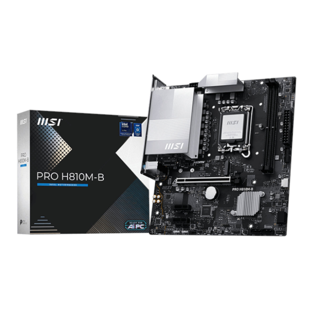 MSI H810M-B PRO LGA1851 M-ATX DDR5 Motherboard — image 1