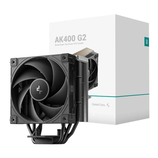 DeepCool AK400 G2 Dark 120mm CPU Air Cooler - Black — image 1